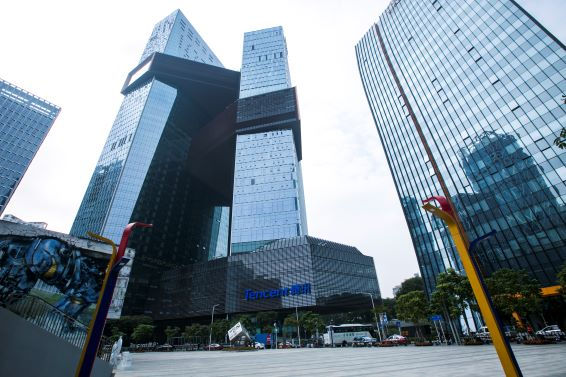 深圳腾讯大厦暗黑吃瓜官网入口安装施工案例实景图片